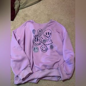 purple crew neck never worn
